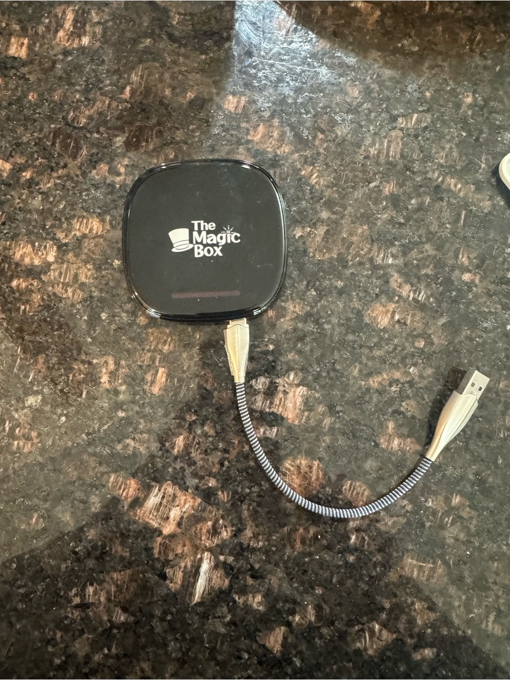 The Magic Box Compact Portable USB Charging Cable - Black